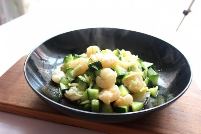 黄瓜滑虾仁