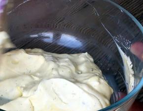 至两种食材完全融合