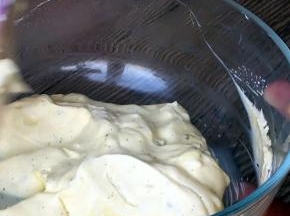 至两种食材完全融合