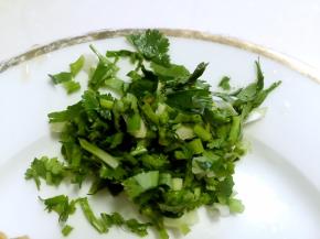 香菜切末