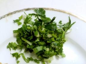 香菜切末
