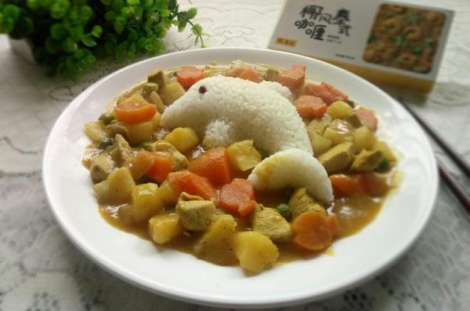 咖喱鸡肉饭