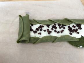 从短的一边开始卷