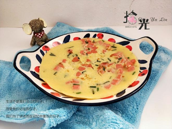 香葱火腿鸡蛋饼