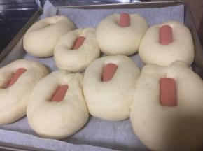 发酵至面团原来两倍大