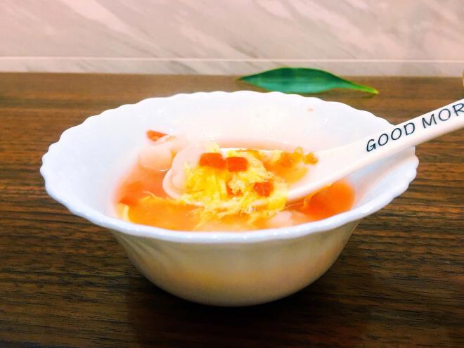 番茄鸡蛋疙瘩汤