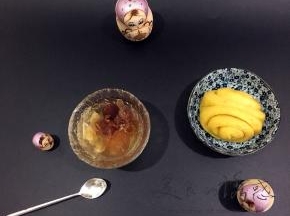 再配上一个南瓜花卷完美