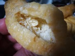 油豆泡剪个开口