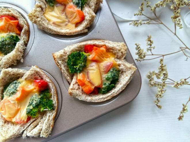 缤纷蔬菜土司杯