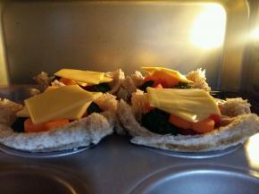 放入烤箱中层，上下管140度烤10分钟左右即可。