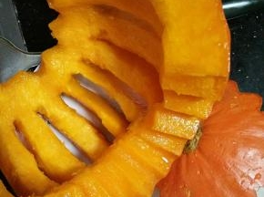 南瓜切均匀条纹