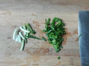 葱切碎