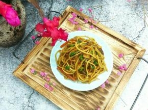 面条根根分明。