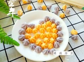 成品图，双色溶豆