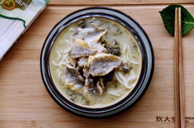 咸菜黄鱼面