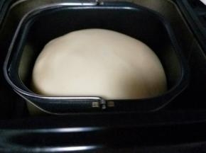 发酵好的面团。