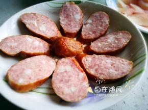 哈尔滨红肠切片