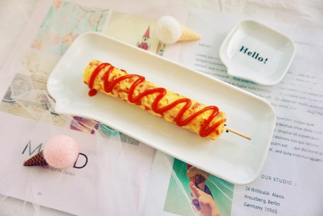 快手早餐—火腿鸡蛋米饭肠