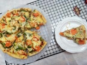 放入预热好的烤箱190度，15分钟左右，芝士融化即可。(时间温度仅供参考)