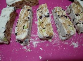 切成长条。