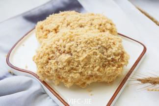 再放上肉松即可