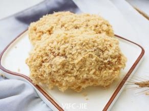 再放上肉松即可