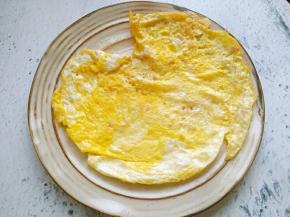 鸡蛋煎成片