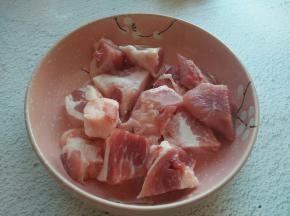 猪肉切