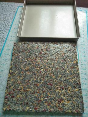 凉了倒在垫布上