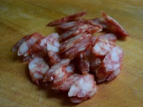 腊肠斜刀切片