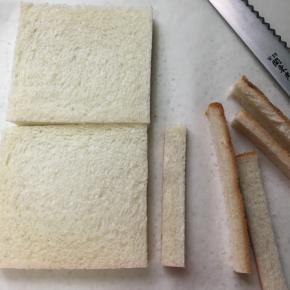 吐司切去边缘
