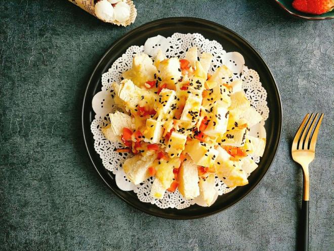 芝士火腿开花馒头