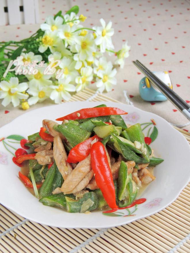 秋葵炒肉