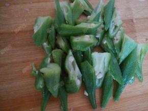 秋葵切块