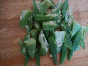 秋葵切块
