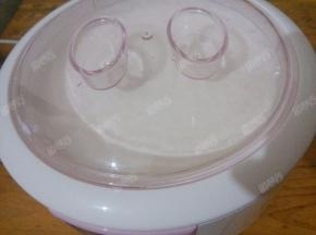 盖上盖子插上电源
