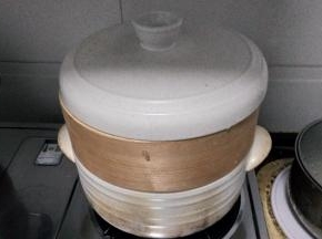 大火烧开再蒸40分钟