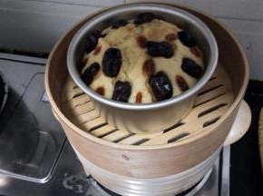蒸好，表面有点开裂