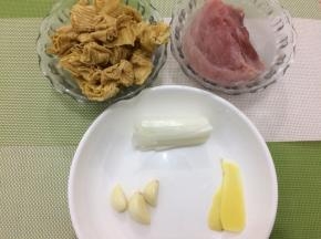 准备好食材