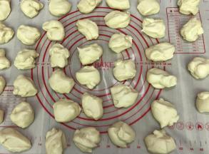 把面团分成40等份