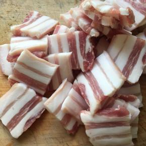 五花肉切片