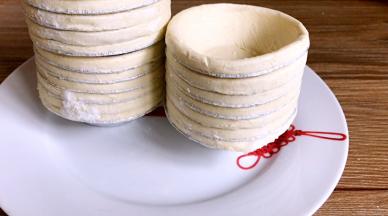 蛋挞皮拿出自然解冻