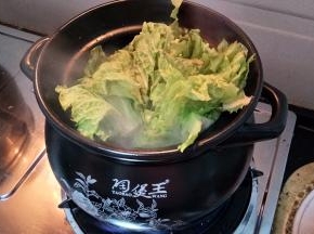 加入青菜
