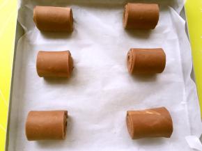 放烤盘上室温发酵，我发酵了2个小时