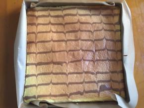 出炉，千叶纹也很好看，放一张油纸在上面，翻面