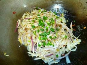 撒上葱花
