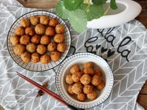 外焦里嫩，香喷喷的藕丸子