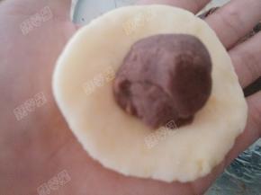 包入豆沙馅料