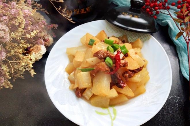 萝卜炖牛肉