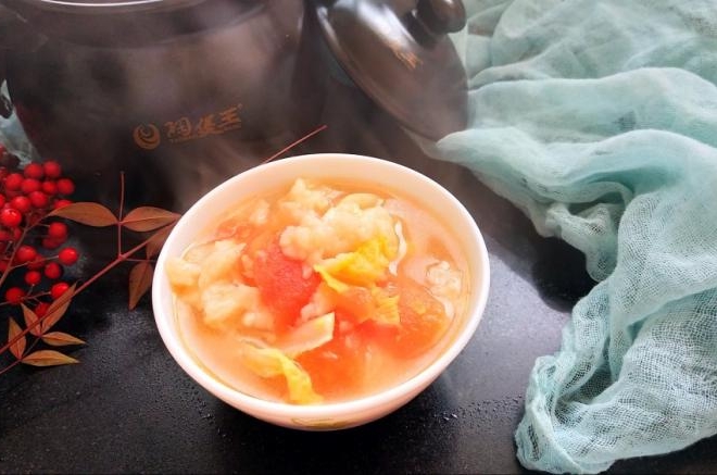 番茄疙瘩汤